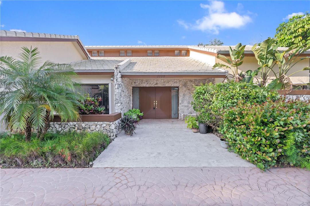 Front Entrance Features Double Doors