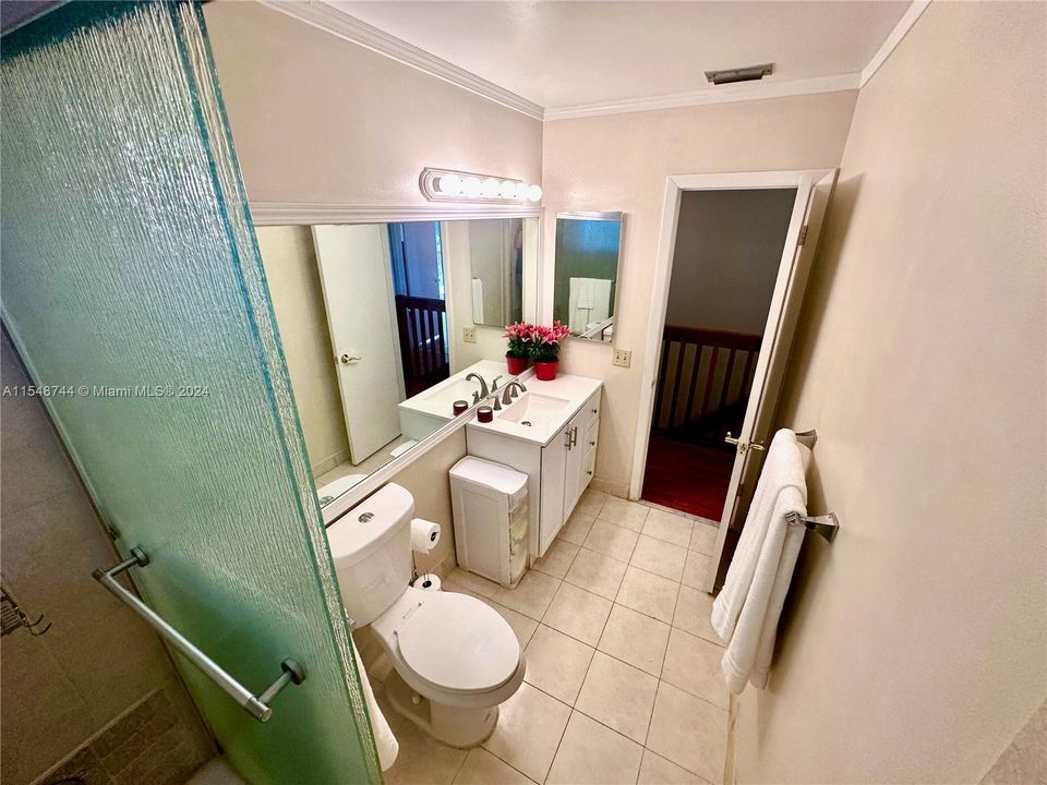 Full bathroom with shower and tub 2nd Floor