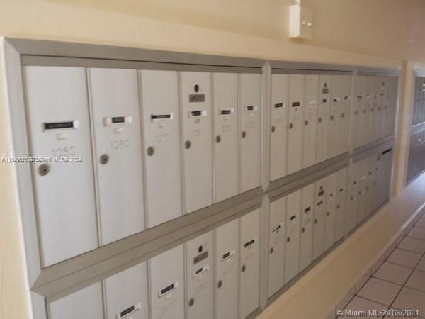 Mailboxes on 1st Floor