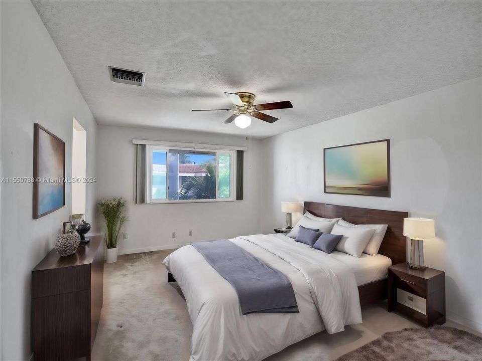 Spacious Master Bedroom with large ensuite bathroom and two walk-in closets