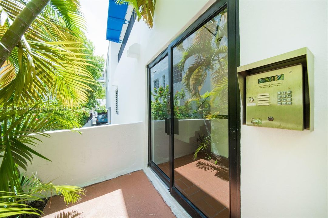 Secure Building Entrance