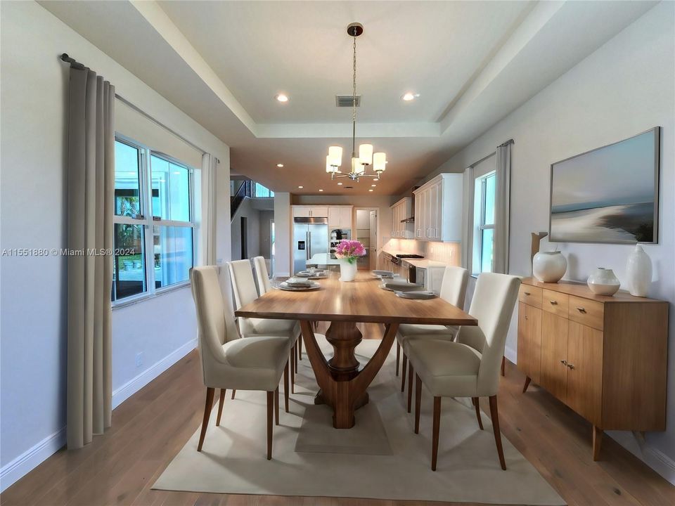 Dining Virtual Staging