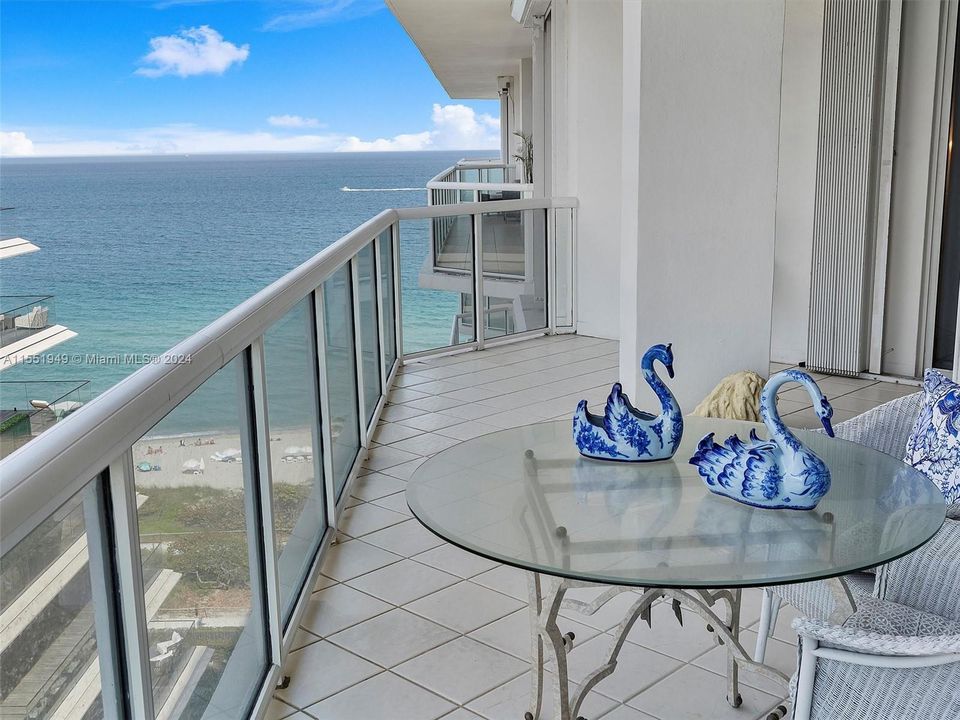 Enjoy ocean views while sipping your morning coffee
