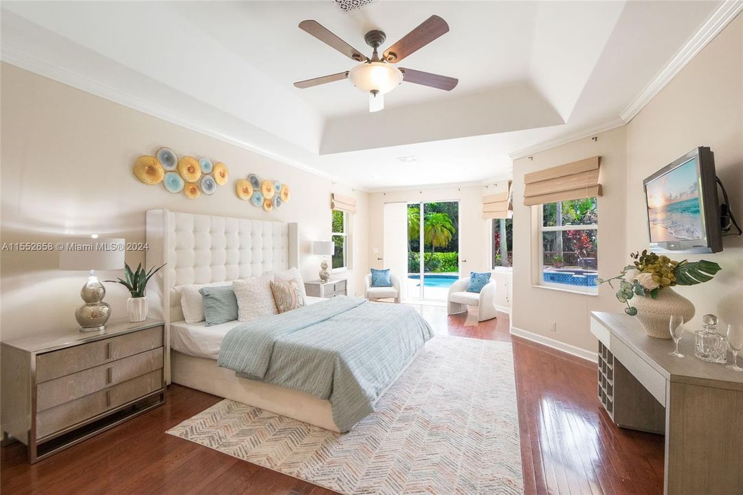 Primary Bedroom Beautiful Hardwood floors