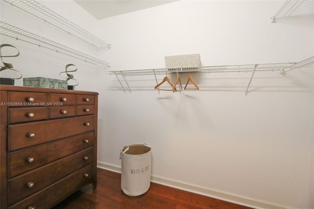 Second walk-in closet