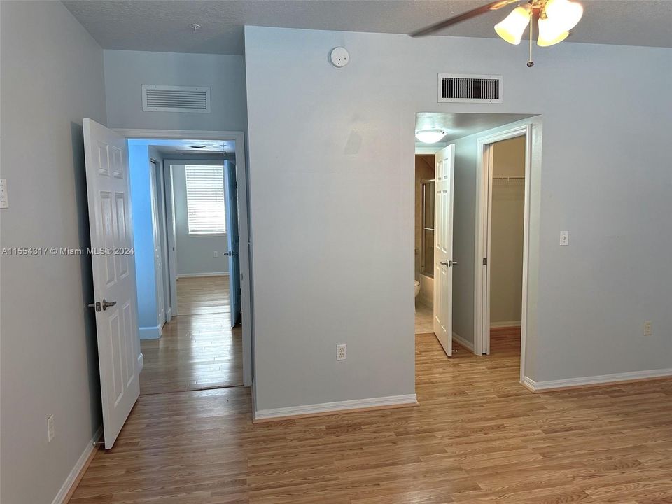 Main bedroom upon entrance