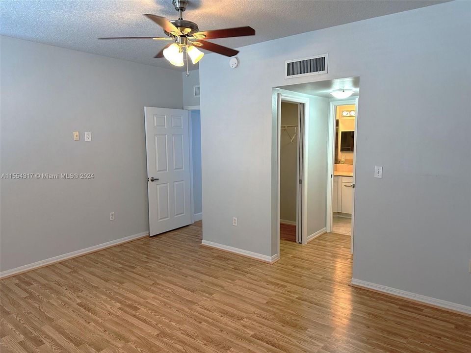 Main bedroom entrance, closet, and bath on 3rd floor