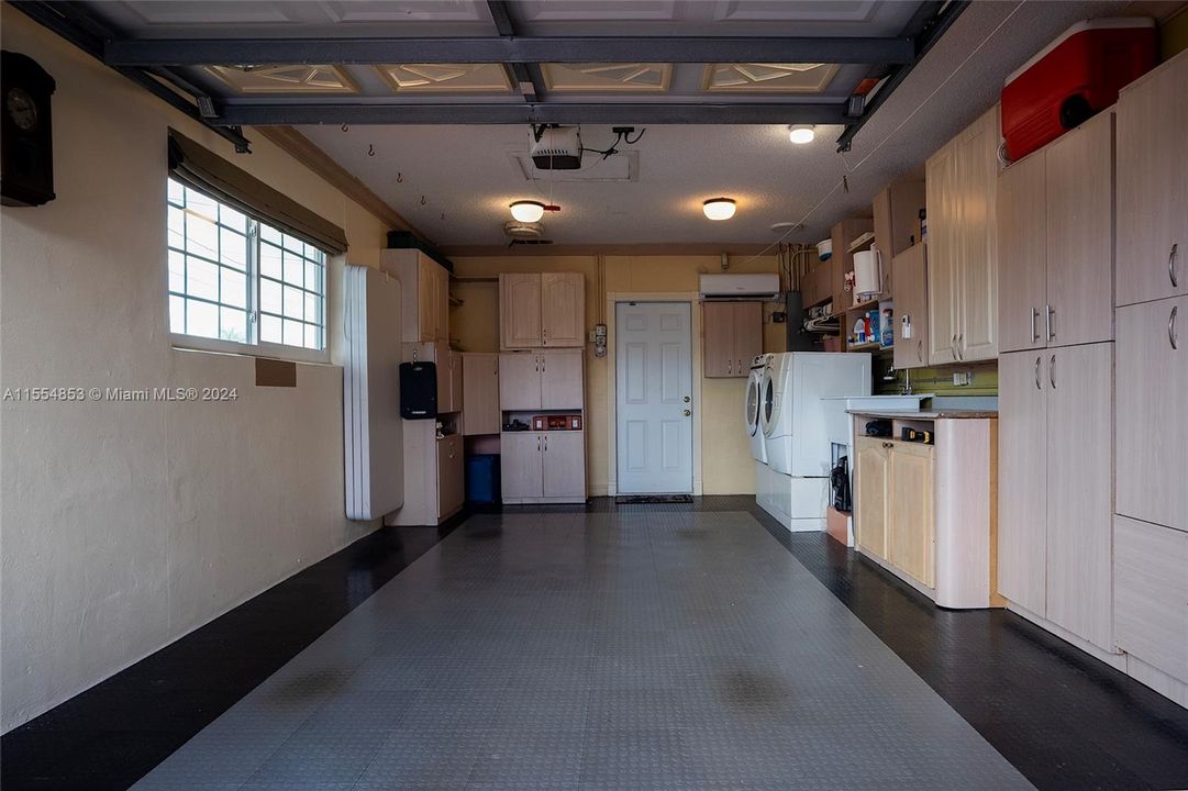 Washer & Dryer plus Storage Cabinetry