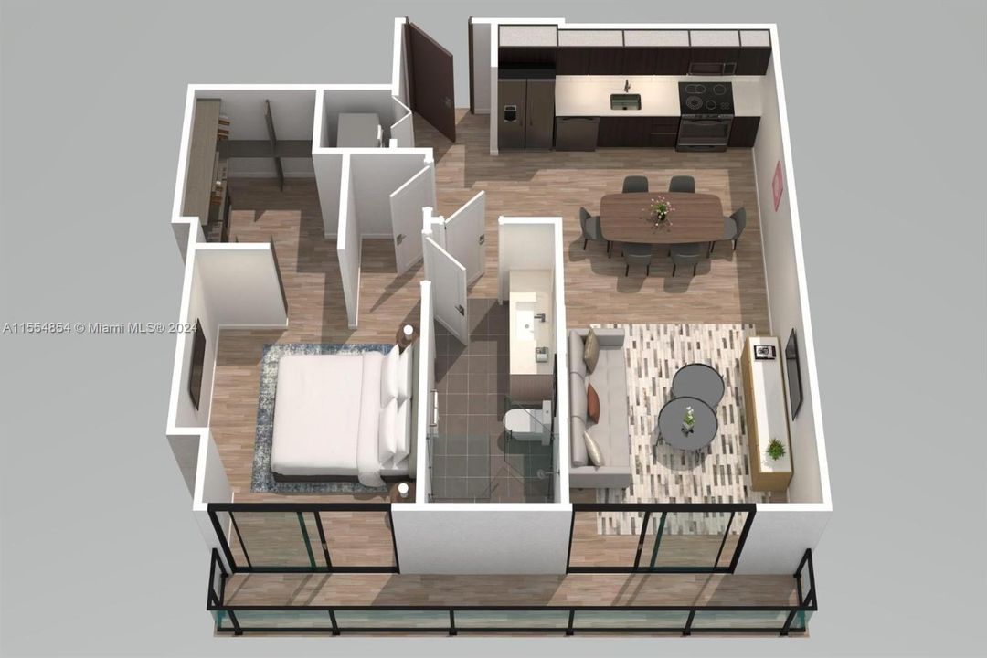 For Sale: $825,000 (1 beds, 1 baths, 626 Square Feet)