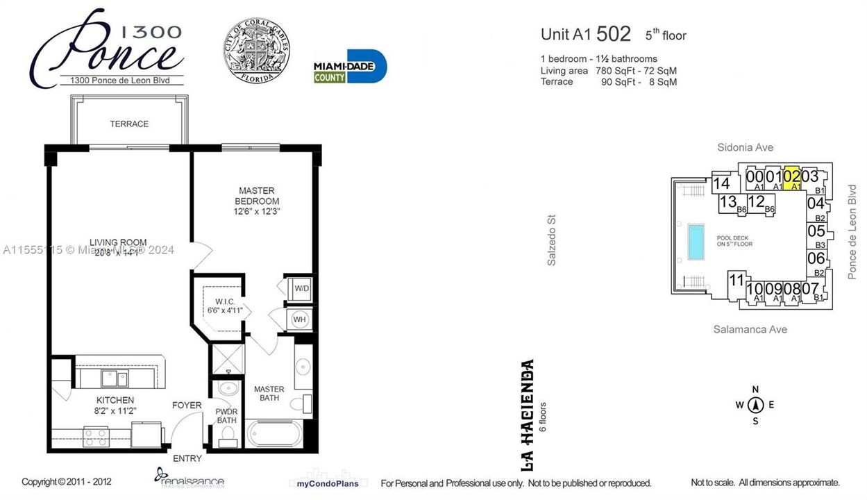 Unit 502 Floor Plan