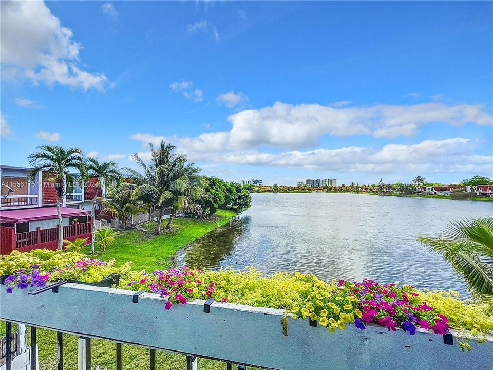 view from master bedroom balcony