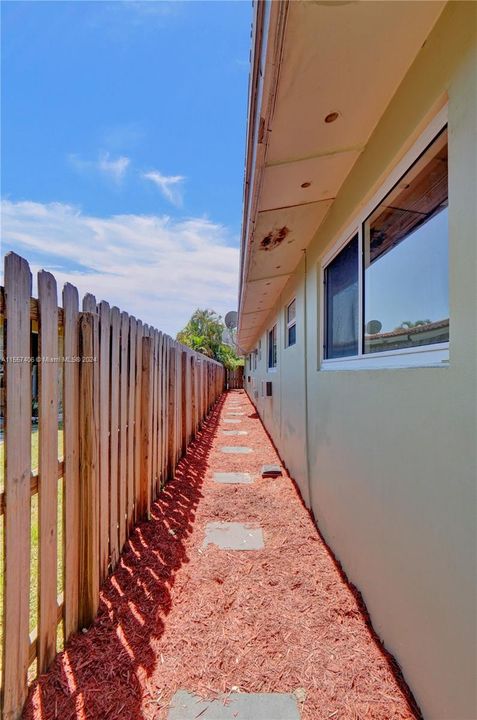 Back of the property