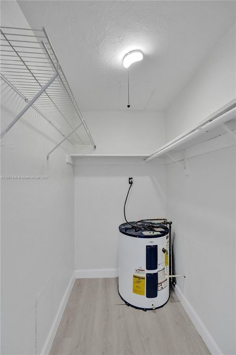 Large walk-in closet