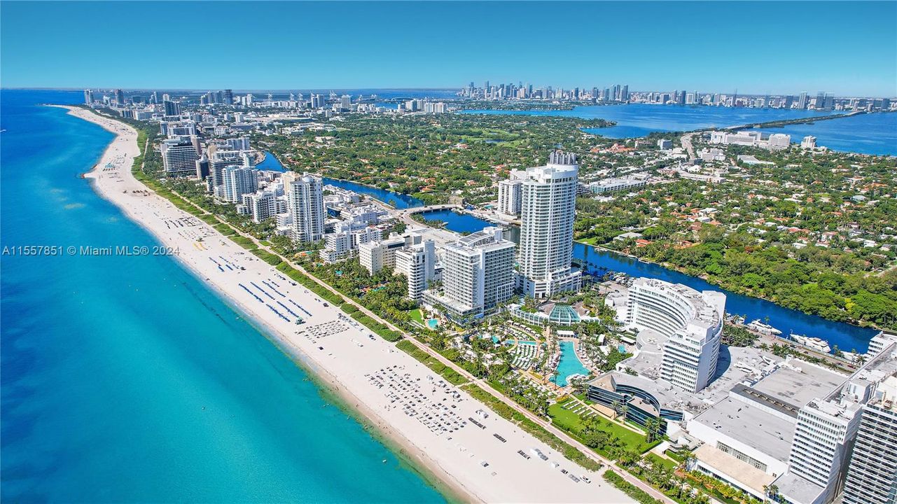 Fontainebleau resort grounds and amenities