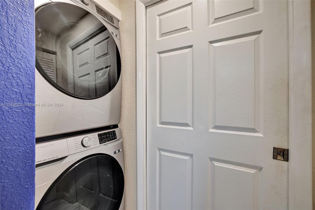 Laundry area in the guest house.
