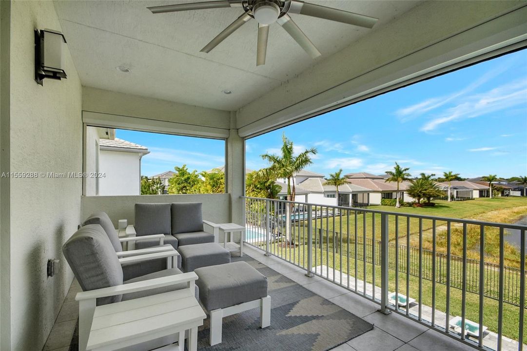 Primary Bedroom Covered/Auto-Screened Veranda