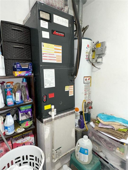 A/C AND GAS WATER HEATER