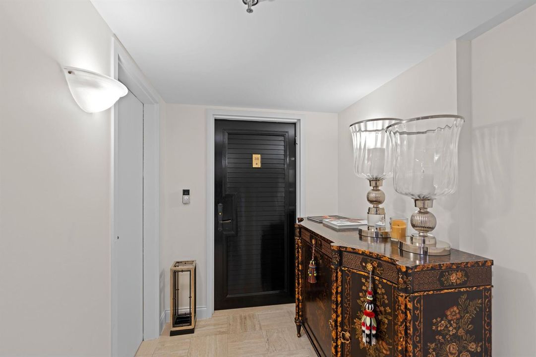 Upper level private condo entrance