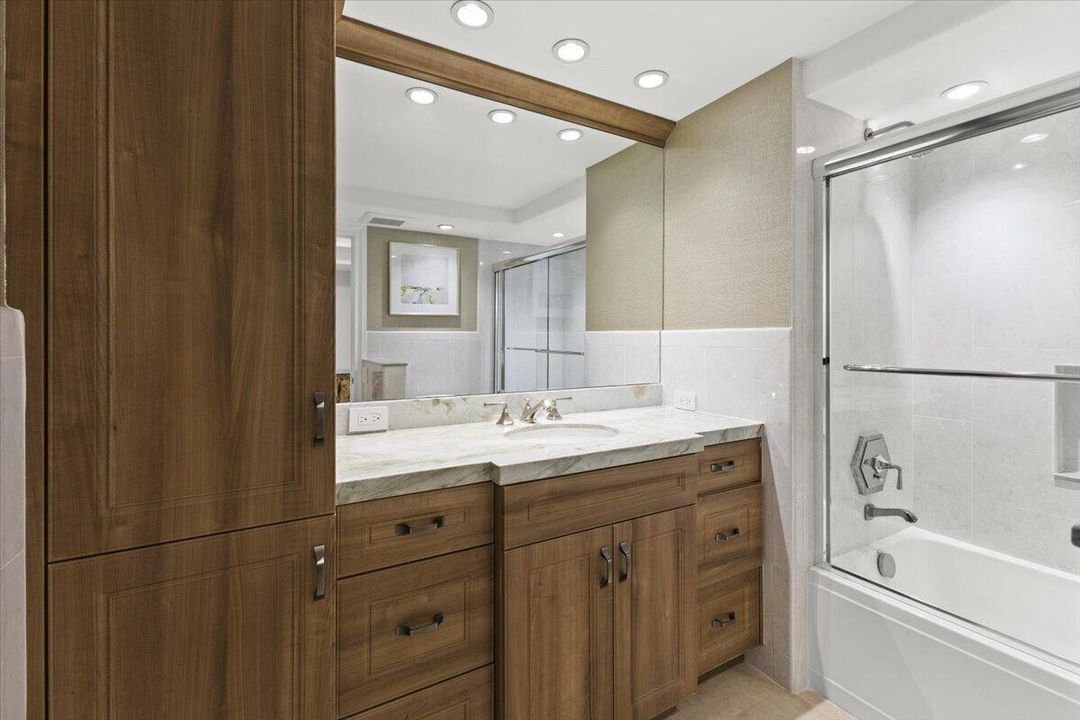 Lower level full bathroom