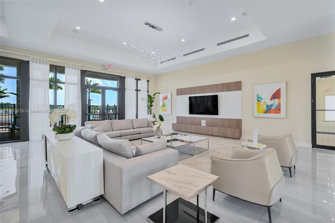 Club house lounge area