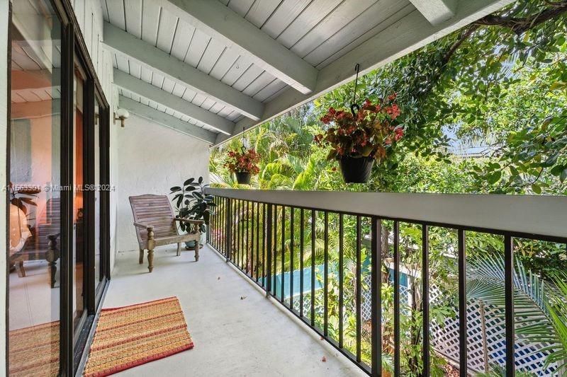 Master bedroom balcony