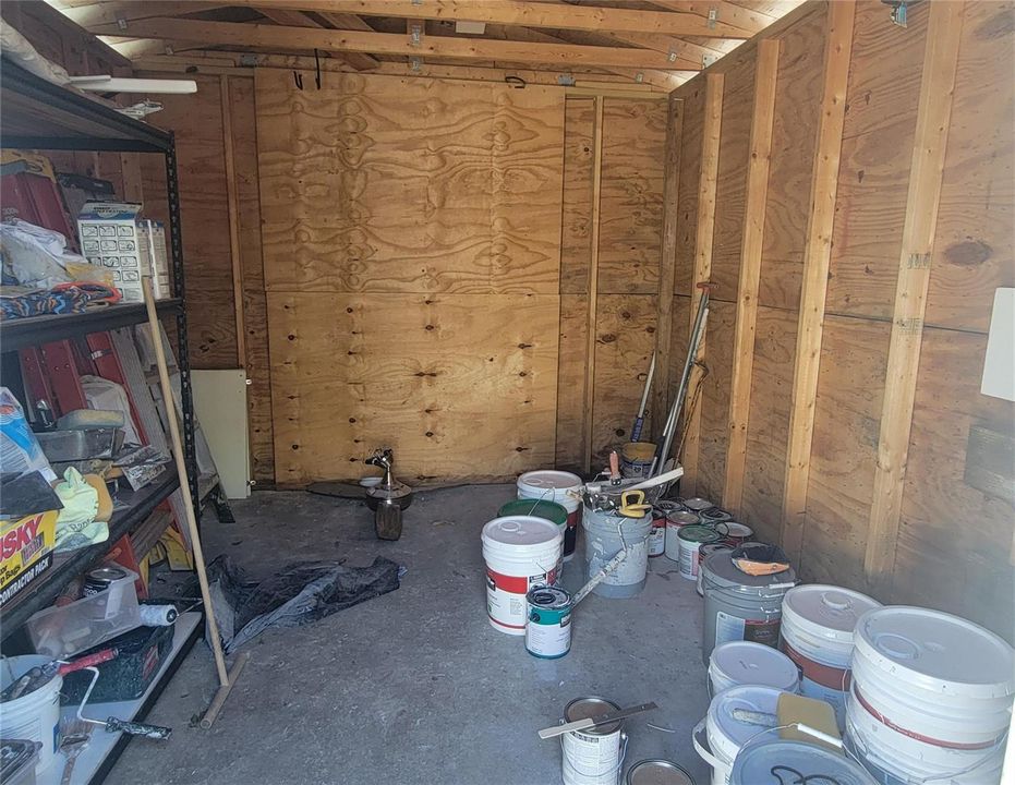 STORAGE IN STORAGE BUILDING