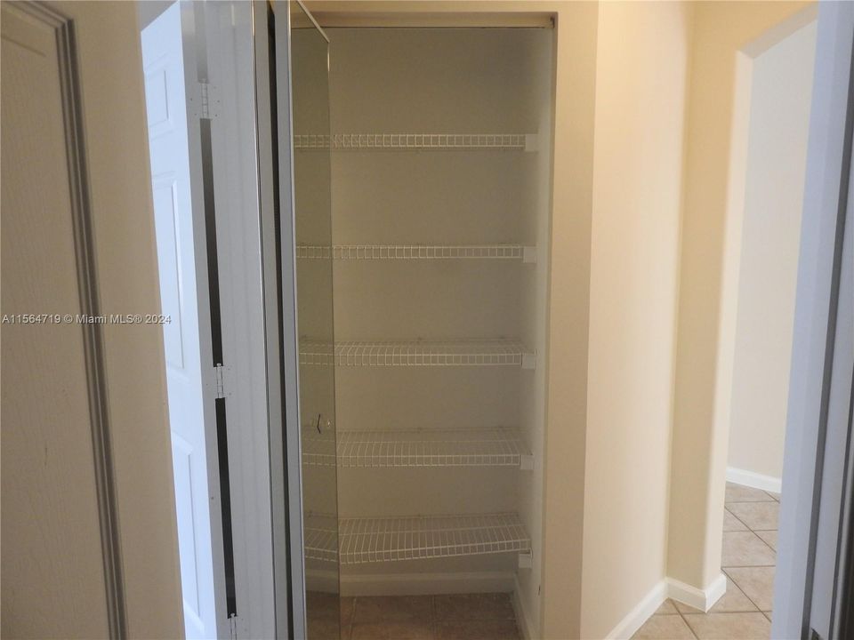 Closet downstairs