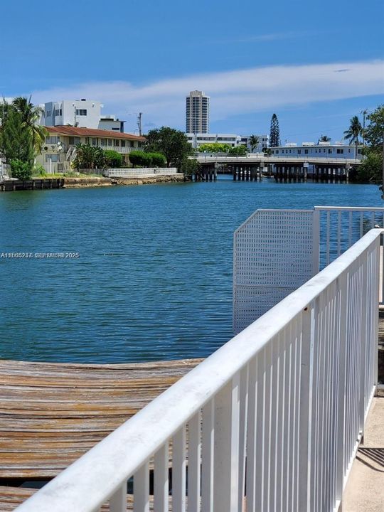 Eastern view of Normandy Waterway (Dock has been removed)