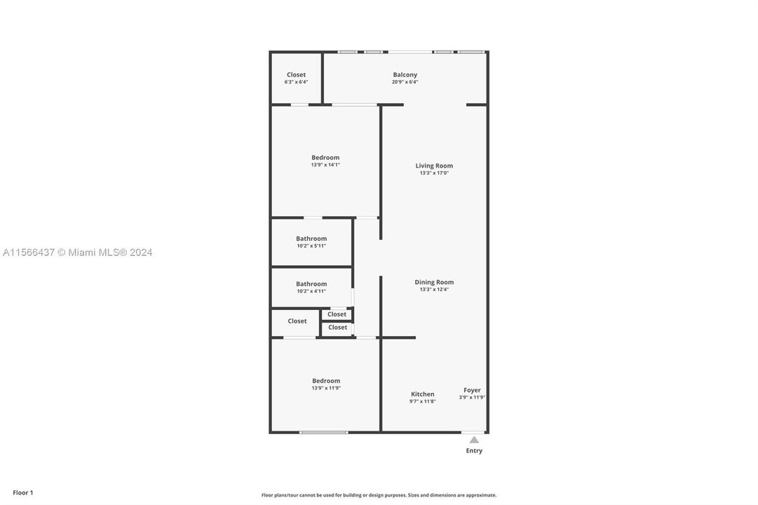 Active With Contract: $354,000 (2 beds, 2 baths, 1156 Square Feet)