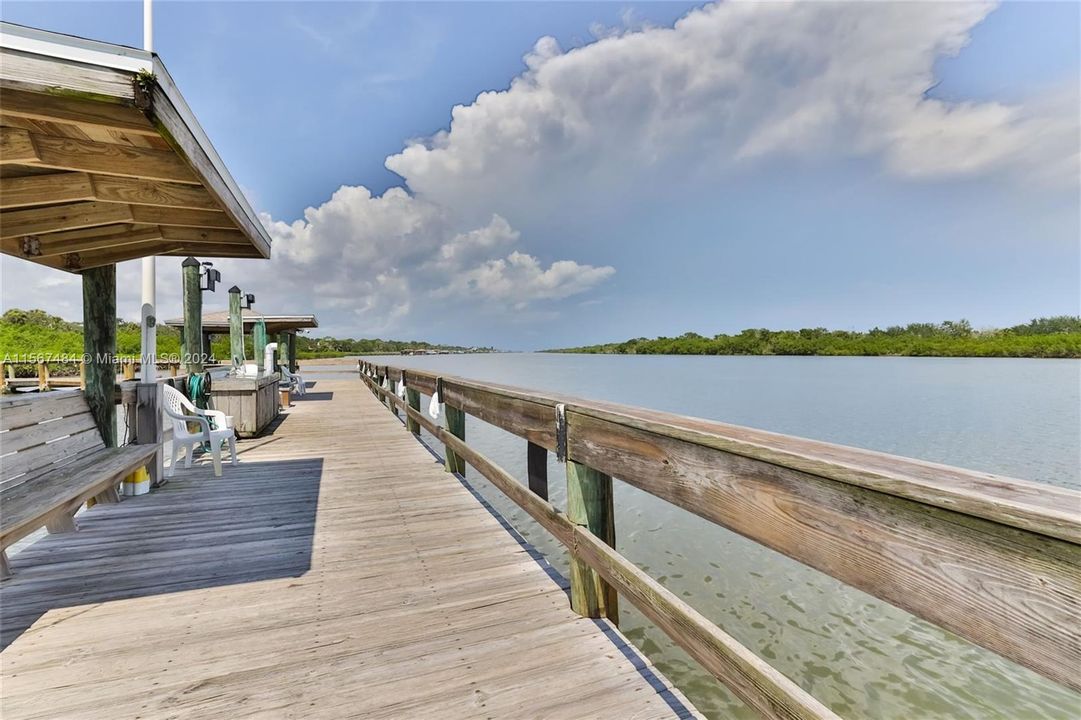 Owners observation and fishing dock
