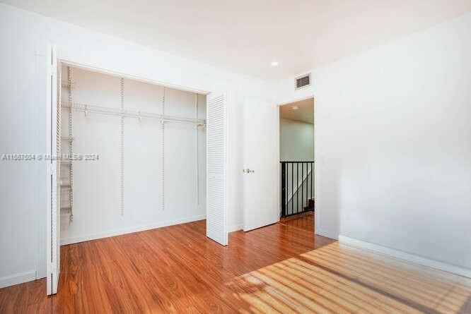 Bdrm #2 notice the large closet with built-in shelf organizers