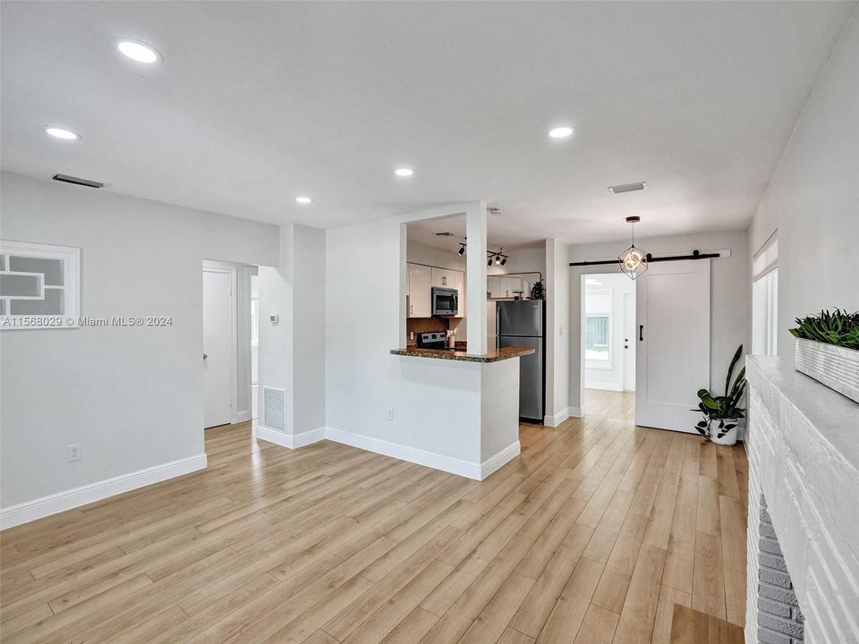 As you enter the home