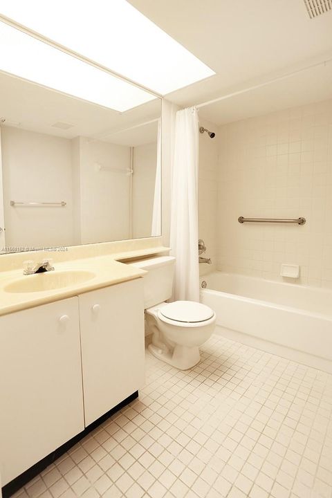 Guest Bathroom Vanity and Bath Tub