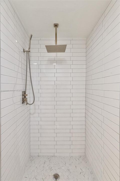 Master Bathroom Shower with Rain showerhead