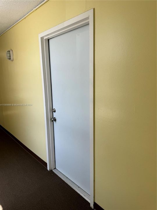 Unmarked Door to Unit