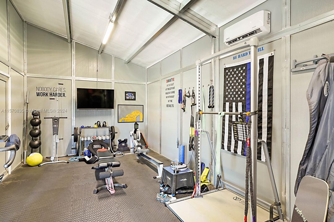 Air Conditioned Gym or Feed Storage