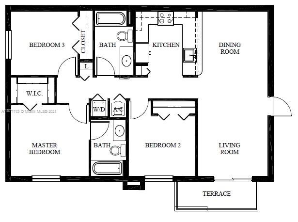 Active With Contract: $2,150 (3 beds, 2 baths, 1028 Square Feet)