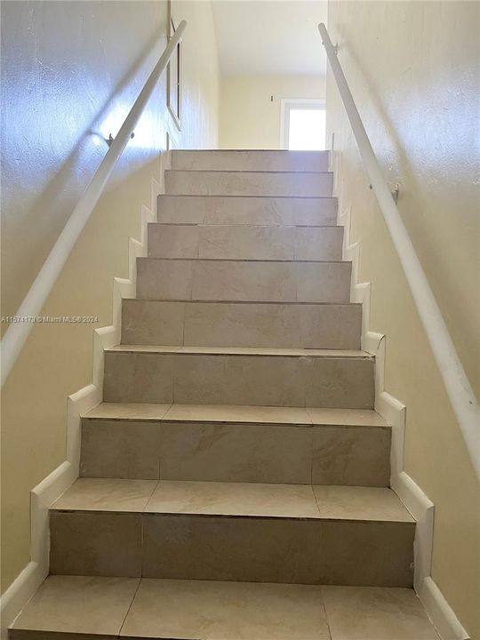 Stairs to apartment
