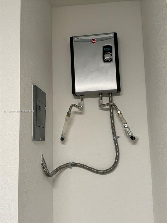 Water Heater (located in garage)