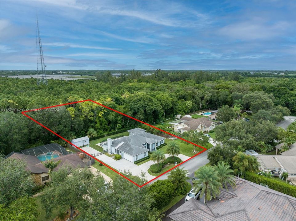 Large lot situated on the private preserve
