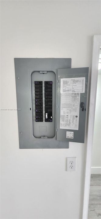 NEW ELECTRICAL PANEL. INSTALLED MARCH 2024