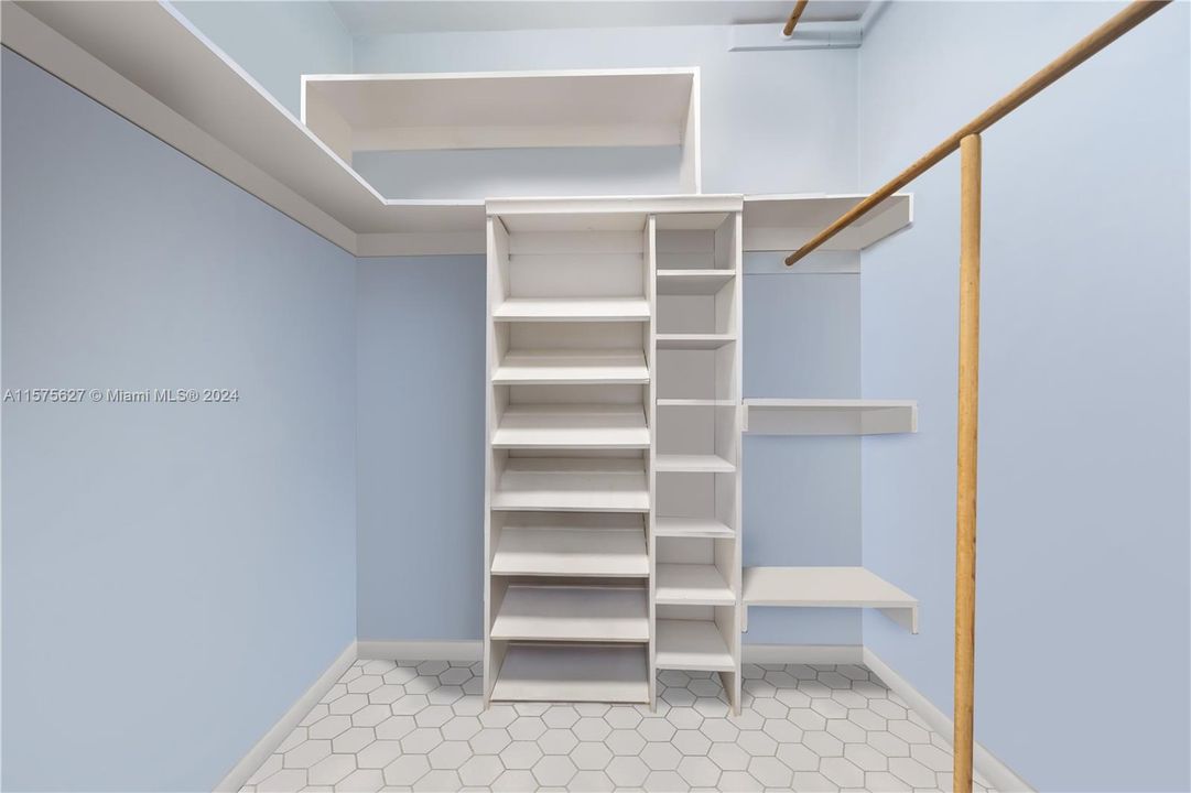 Walk In Closet with built ins