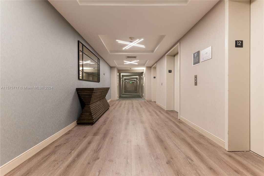 Unit Floor Lobby & Hallway
