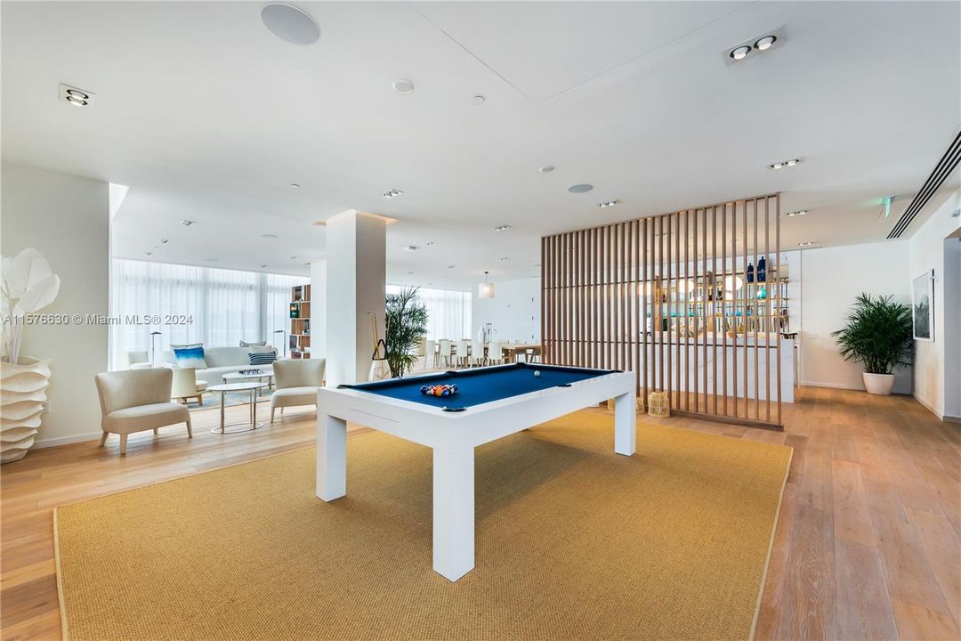 Pool Table in the Clubroom