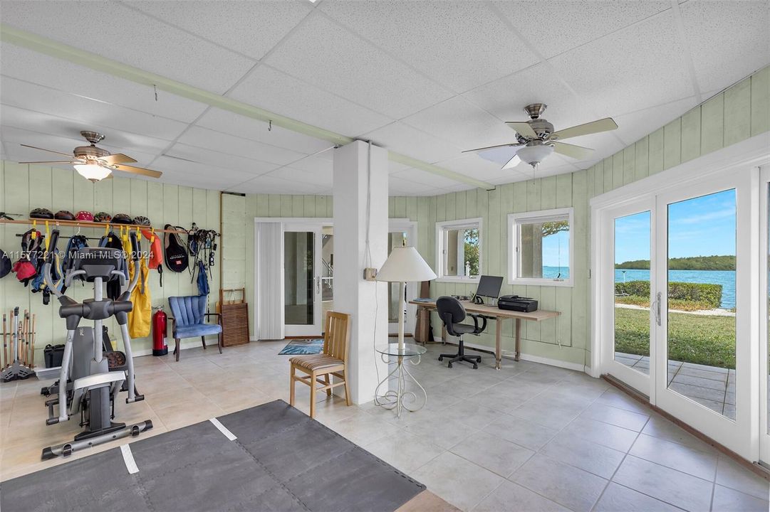 Approx 560sf workout room - not included in home's square footage