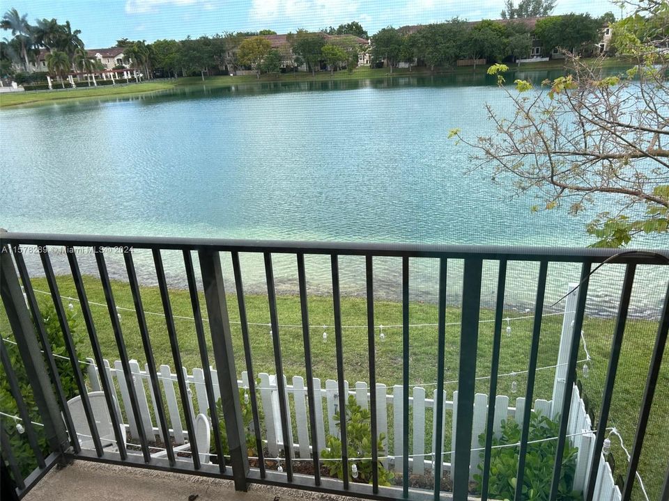 Lake View from Balcony