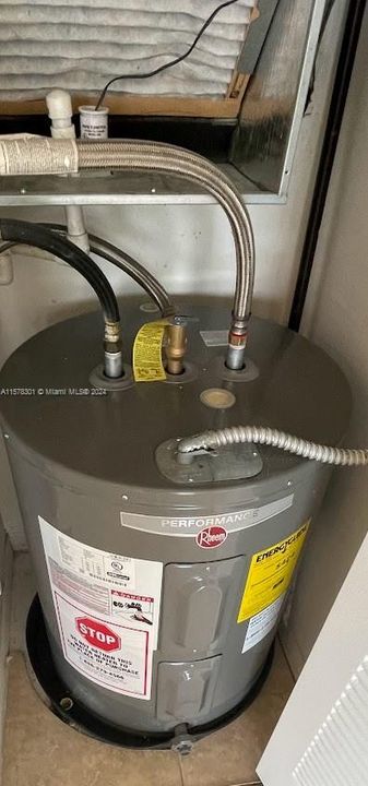 Water heater 3 years old