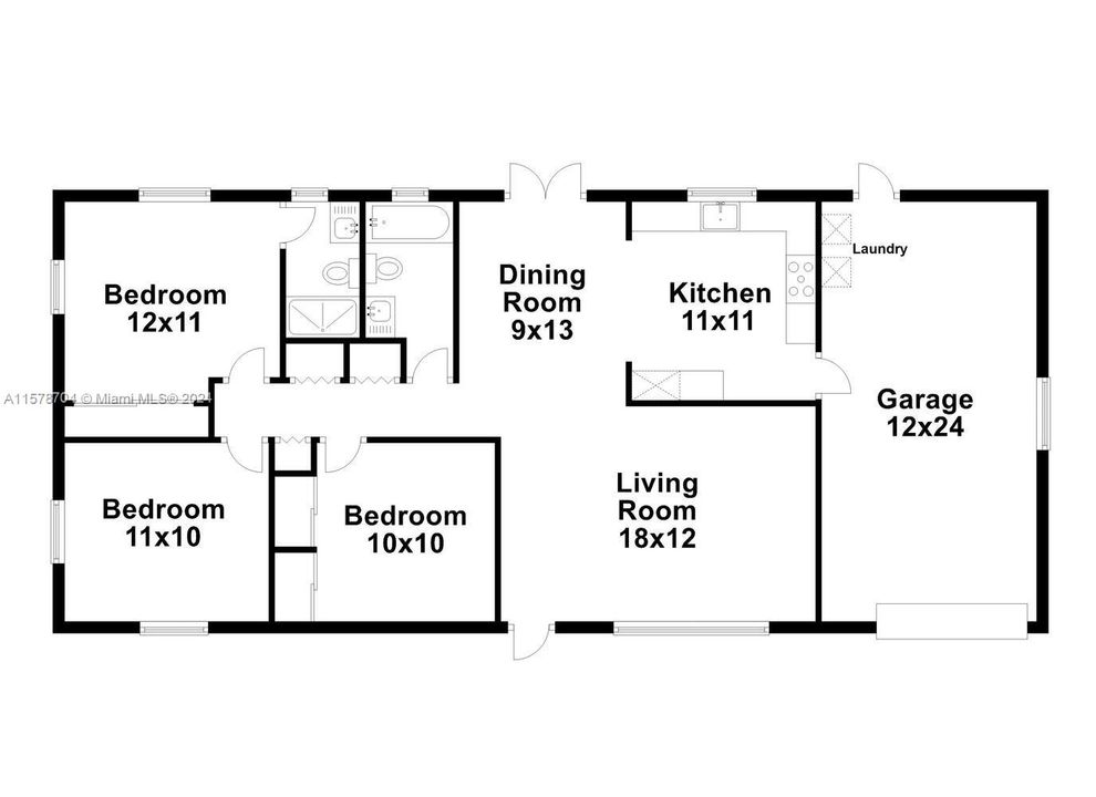 Recently Rented: $3,350 (3 beds, 2 baths, 1100 Square Feet)