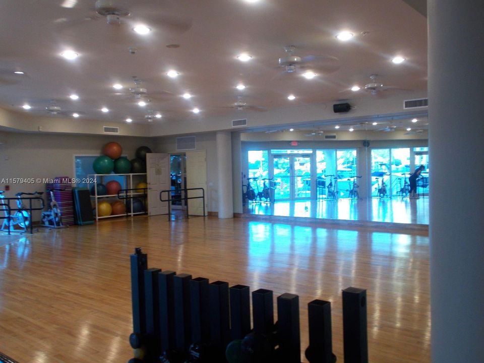 Fitness Center Locker Room