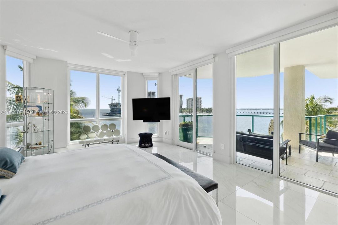 Primary Bedroom with open bay views